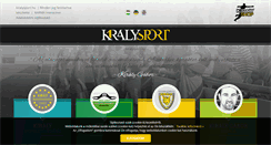 Desktop Screenshot of kiralysport.hu